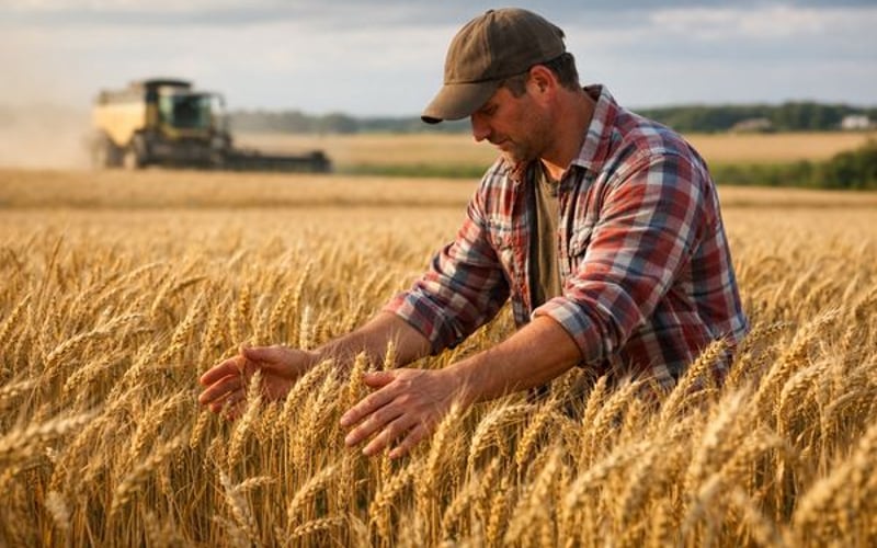 Futures na pszenicę stabilne, ale kr fragile, gdy zagrożenia pogodowe i wojenne wciąż obecne