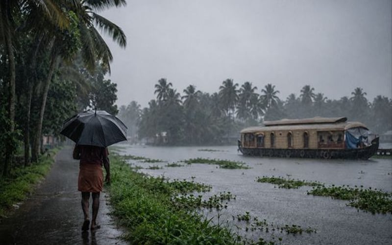Início da Monção de Kerala: Chuvas Intensosas, Riscos de Curto Prazo, Alívio Agrícola de Longo Prazo