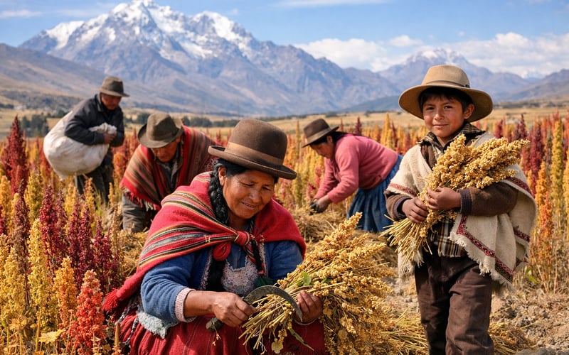 Los precios de la quinua boliviana se mantienen estables mientras se abren nuevos mercados de exportación