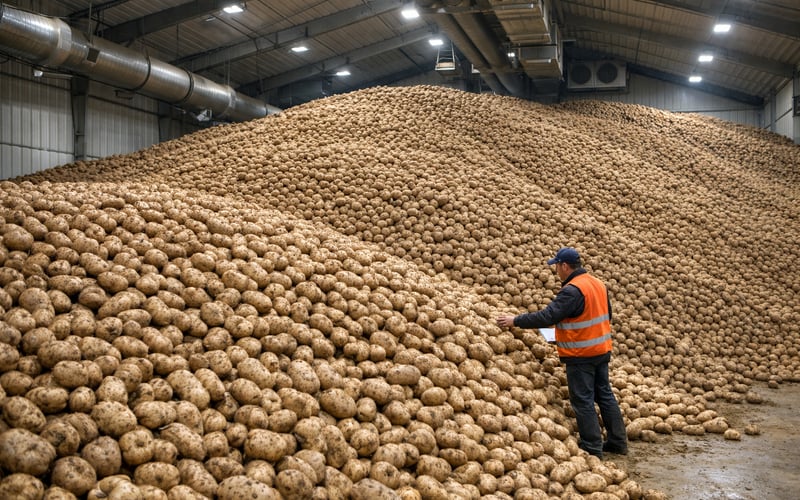 Precios del almidón de patata polaco se mantienen estables mientras la ola de calor mantiene vivo el riesgo en la oferta