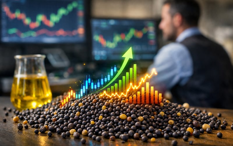 La colza cede por toma de beneficios pero se mantiene en niveles de precios atractivos