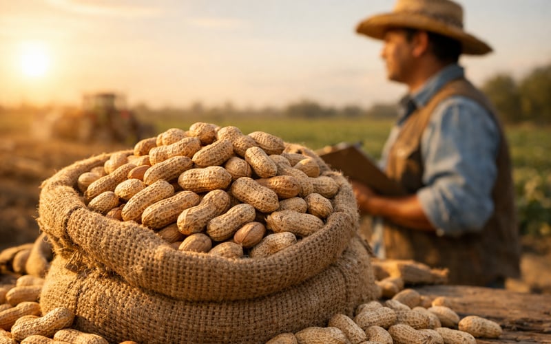 Indian and Brazilian Peanut Prices Hold Firm as Weather Risks Build