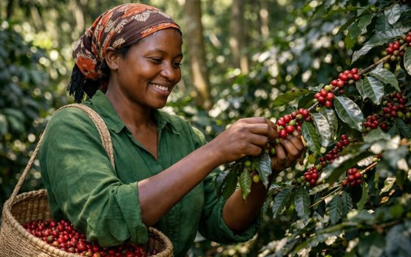 Café de Uganda: Crecimiento de Producción Sostenido en Medio de Precios Altos y Costos Ascendentes