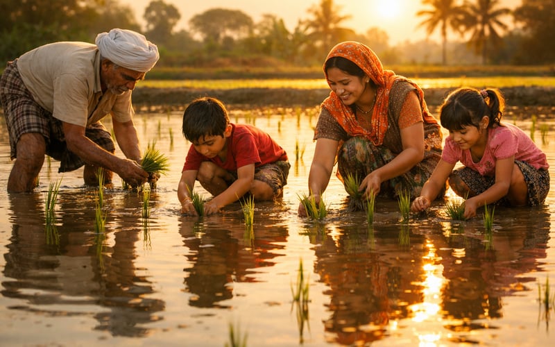India’s Irrigation Push Deepens Rice Focus, Raising Diversification Risks