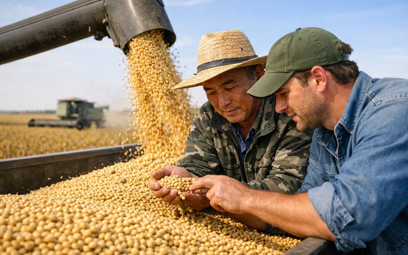 Chinese Reserve Buying Jolts Soybeans Higher While Brazil Stays Cheaper
