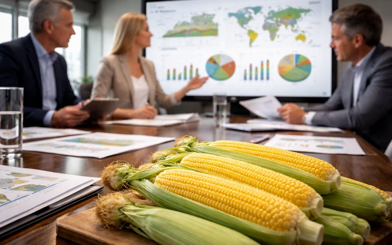 Corn Market Tightens as US & EU Output Fall, Despite Record South America