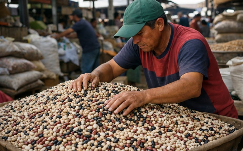 Beans steady but weather risk builds between Brazil rains and UK heatwave