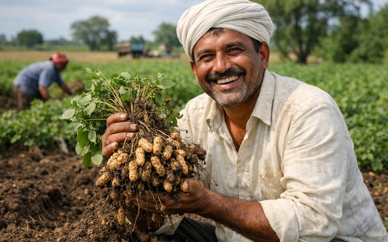 Indian Peanut Prices Hold Firm as Gujarat Monsoon Stays Uneven
