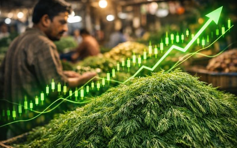 بذور الشبت الهندي: أسعار نيو دلهي ترتفع قليلاً مع ارتفاع درجات الحرارة