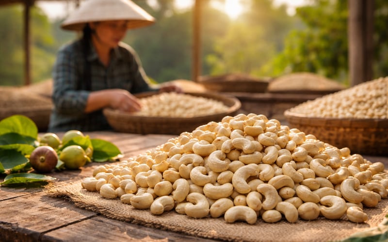Cashew Market Turns Upward as Vietnam Prices Finally Move