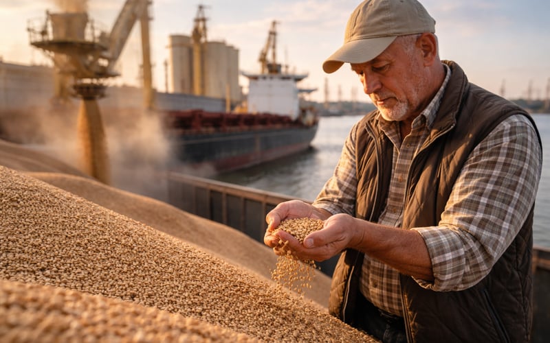 Wheat Softens as Black Sea Risk Premium Deflates on Security Talks