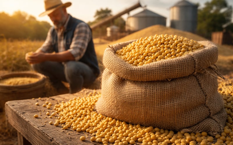 Soybeans Under Pressure as Chinese Demand Slows and South American Supply Builds