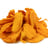 Mango dried — slices: 5 – 9 cm.  Chunks: : 2 – 3 cm.  Thickness: 2 mm. – 15 mm
