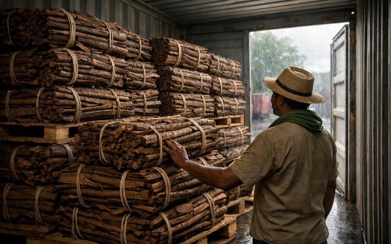 Indian Organic Cassia Flat as Monsoon Arrives and Export Demand Stays Steady