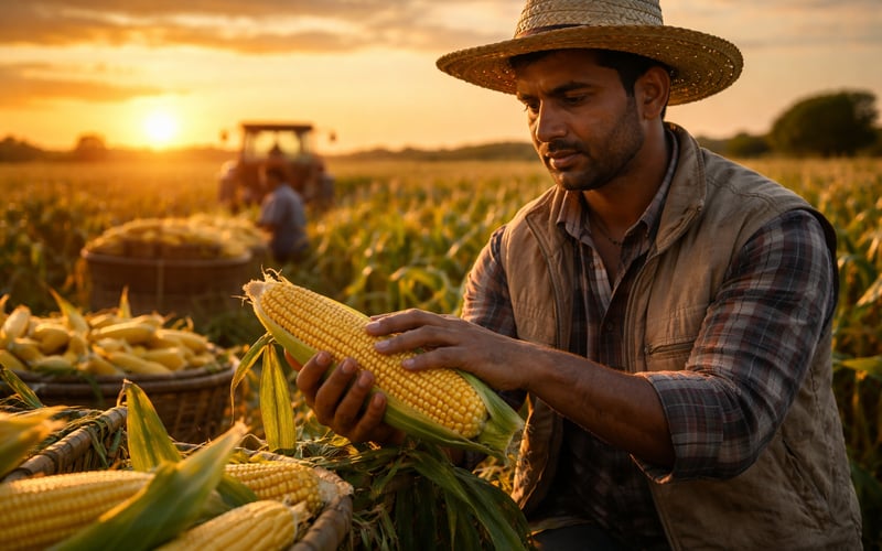 Indian Maize Acreage Slips as Ethanol Demand Tightens Global Corn Balance