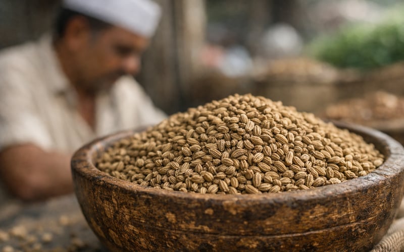 Precios del ajwain estables en Delhi con el inicio del monzón, demanda firme