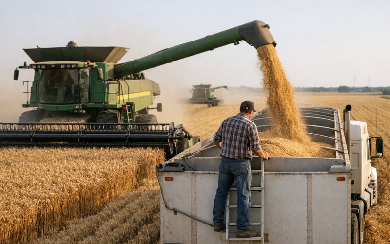 Wheat Steadies After Futures Sell-Off While German Cash Eases Marginally