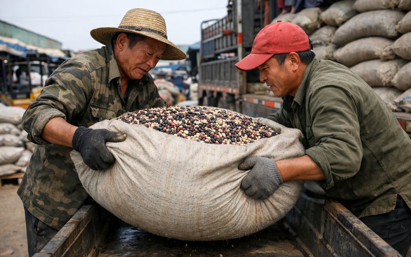 随着东北天气风险加大，中国豆类价格走软