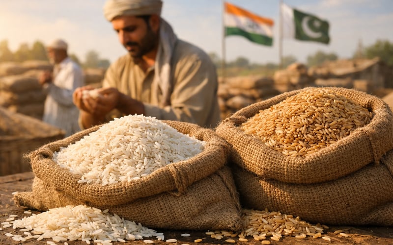 Basmati Rice Trade on Edge as India–Pakistan Tensions Meet Softening Prices