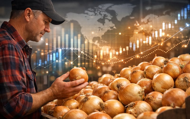 Polish Onion Prices Steady as Warm Harvest Weather Supports Supply
