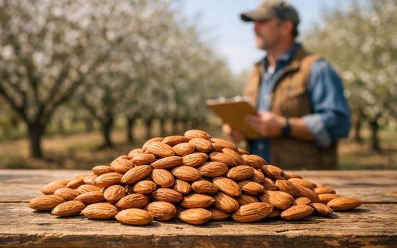 Le marché des amandes se resserre alors que la superficie en Californie diminue et que la demande se redresse