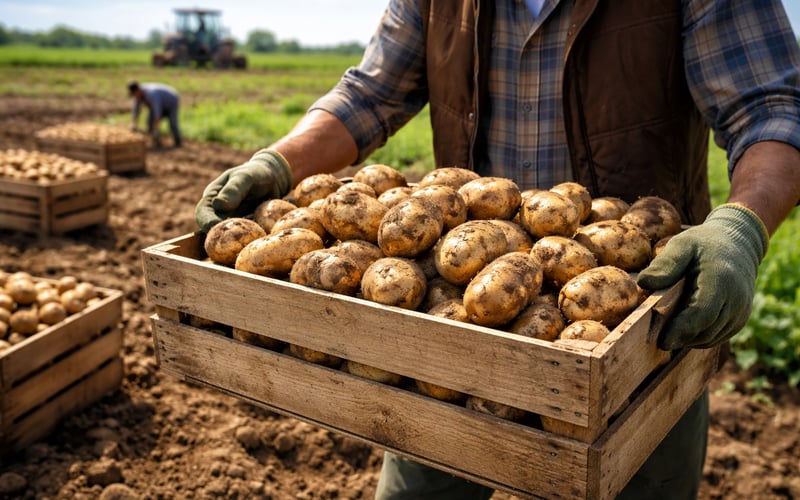 EU Potatoes: Heavy Harvest Pace, Weak Industry Buying, Fries Exports Rebound