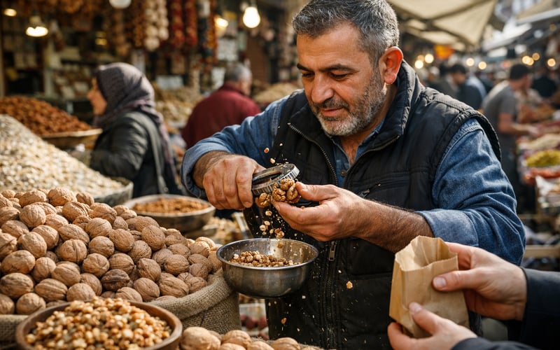 Firm Walnut Market in New Delhi as Limited Supply Supports Prices