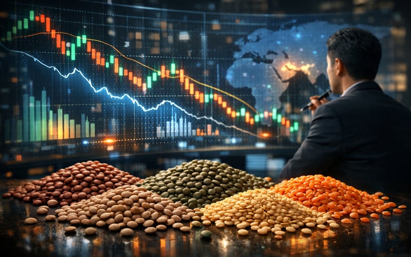 China Lentils Edging Softer as New-Crop Confidence Meets Hot, Wet July