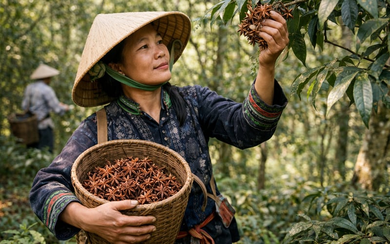 Vietnam Star Anise Prices Hold Firm as Harvest Weather Stays Mild