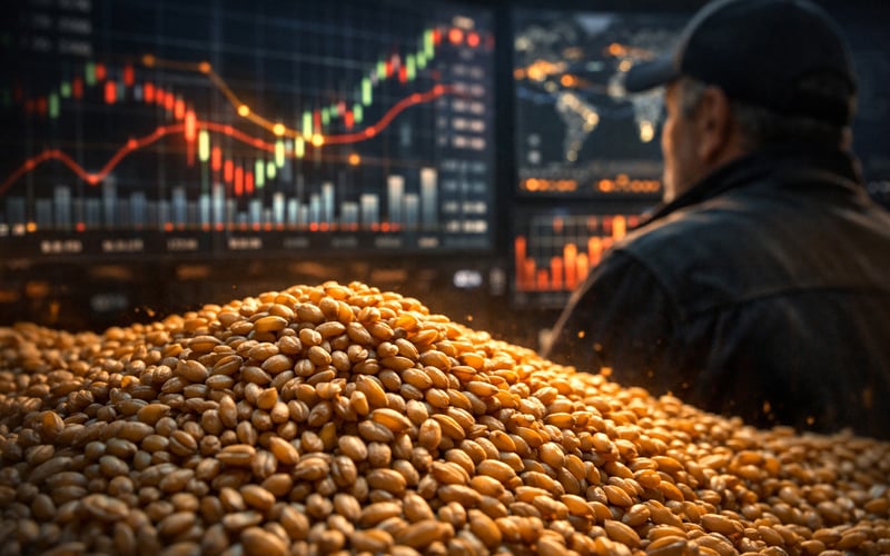 Wheat Market Softens as Australian Exports Lag and Stocks Swell