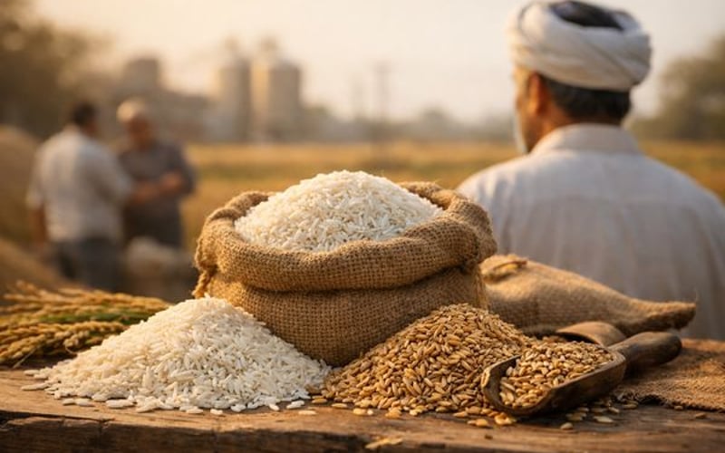 Indian Basmati Rice Softens on Demand Lull While Supply Risks Build