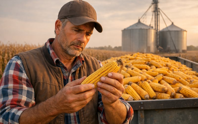 Corn harvest starts strong but weaker ratings keep markets cautious