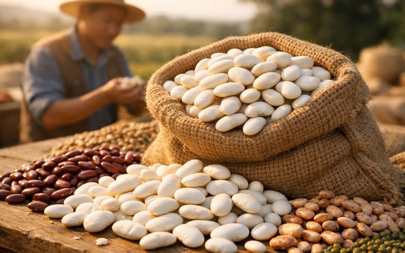 Chinese Large White Beans Lose Price Steam as Organic Niche Leads