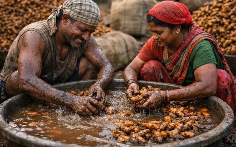 Turmeric Market Steady as Futures Settlement Looms and Exports Hold the Key