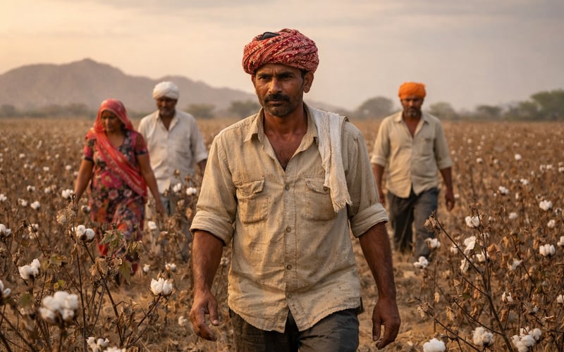 Les faibles semis de coton au Rajasthan ajoutent un risque météo aux perspectives mondiales du coton