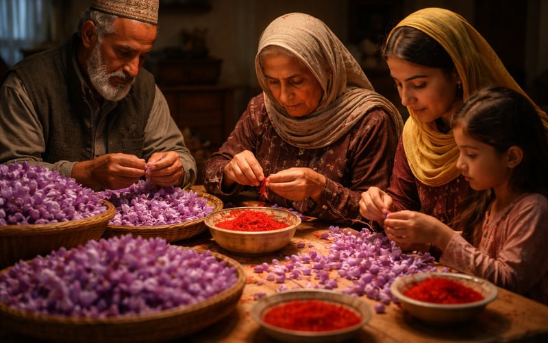 Kashmir Weather Keeps Saffron Market on Alert as Iranian Prices Hold Firm