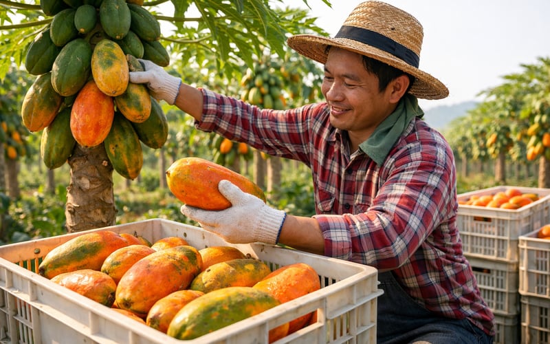 Dried Papaya Edges Higher as El Niño Risk Shadows Thai & Vietnamese Supply