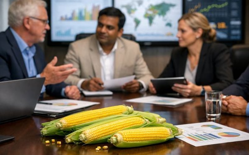 Indian Corn Softens on Bihar Harvest as US Planting Faces Weather Risks