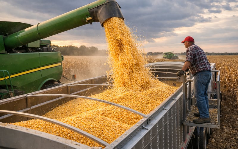 Corn Market Caught Between Weather Fears and Comfortable Global Stocks