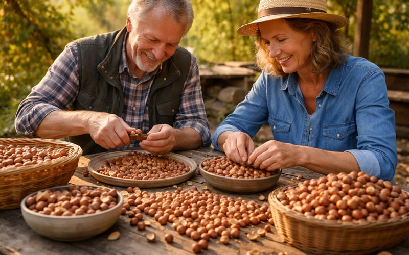 Georgian Hazelnuts Ease Lower as Turkish FOB Holds Steady