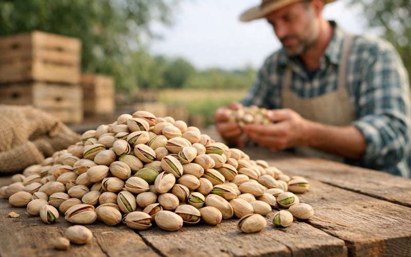 Organic Pistachios Edge Higher as Global Supply Tightens