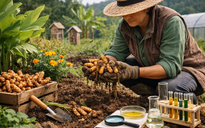 Turmeric Market Steady as Buyers Stay Cautious Ahead of Monsoon