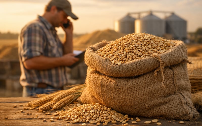 German feed barley edges lower as new-crop pressure builds