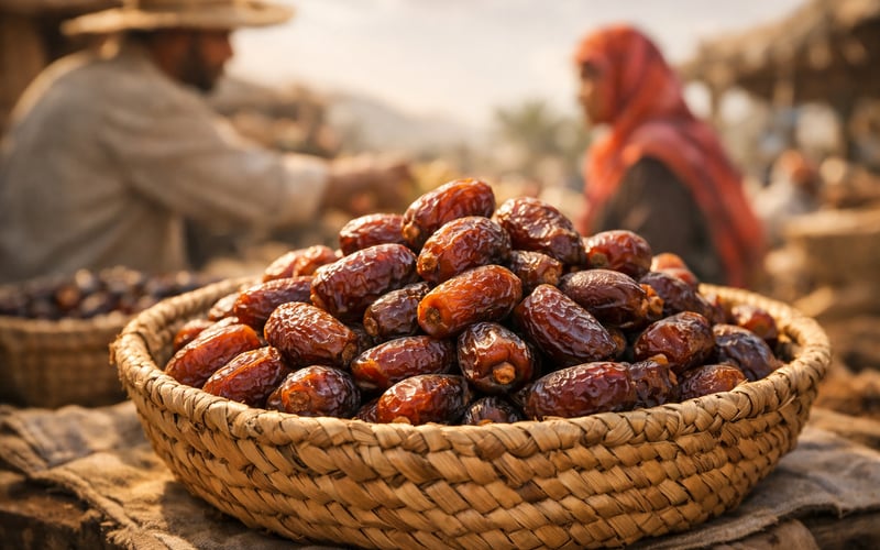 Organic Date Prices Edge Higher as Heat and Monsoon Shape North African and South Asian Supply