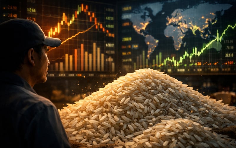 الرياح الموسمية الجافة في تايلاند مقابل العروض الهندية الرخيصة: سوق الأرز عند مفترق طرق