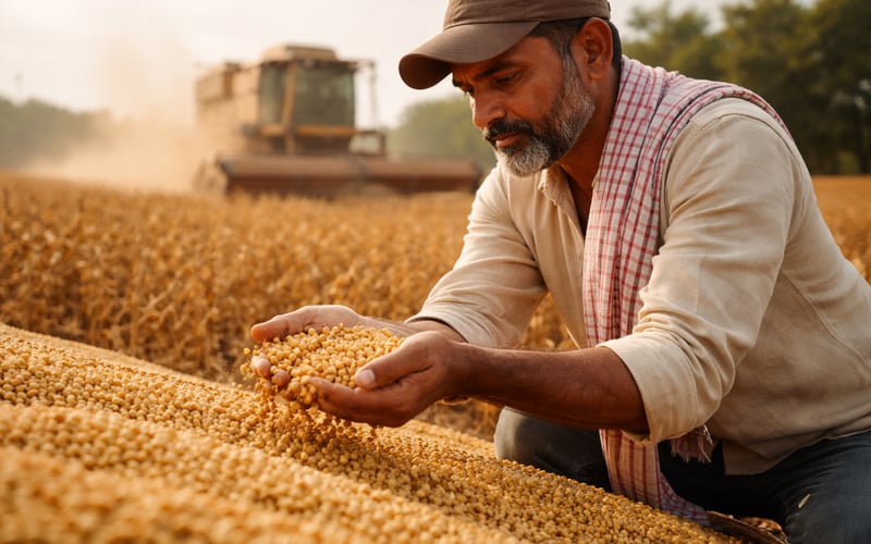 Indian Soymeal Exports Slide as Domestic Demand Tightens Soybean Balance