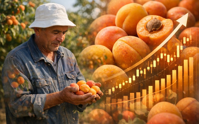 Tajik Apricot Crop Collapse Tightens Dried Market Despite Turkish Supply
