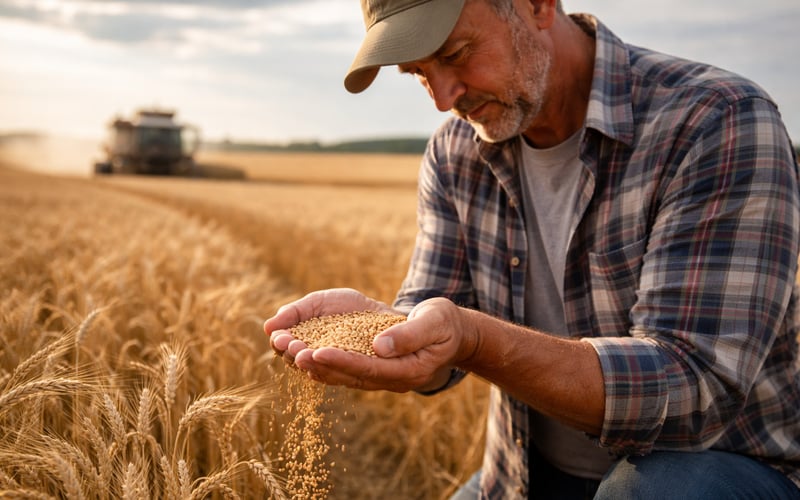 Wheat drifts lower as futures soften and basis trades do the work