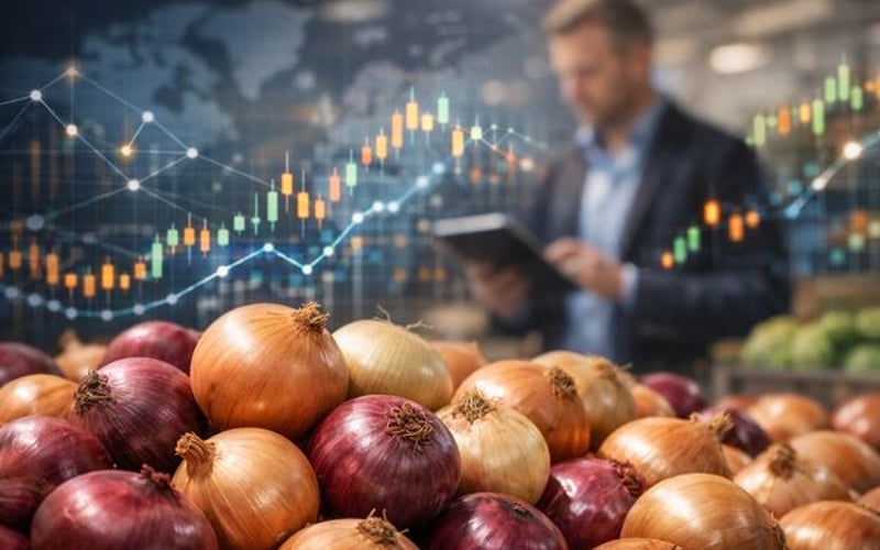أسعار البصل مستقرة حيث يتماشى الطلب البولندي مع الإمدادات المستقرة من الهند ومصر