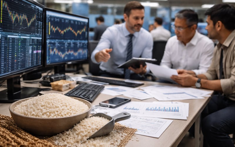 Rice Market Softens as CBOT Drifts Lower and FOB Quotes Ease in Asia